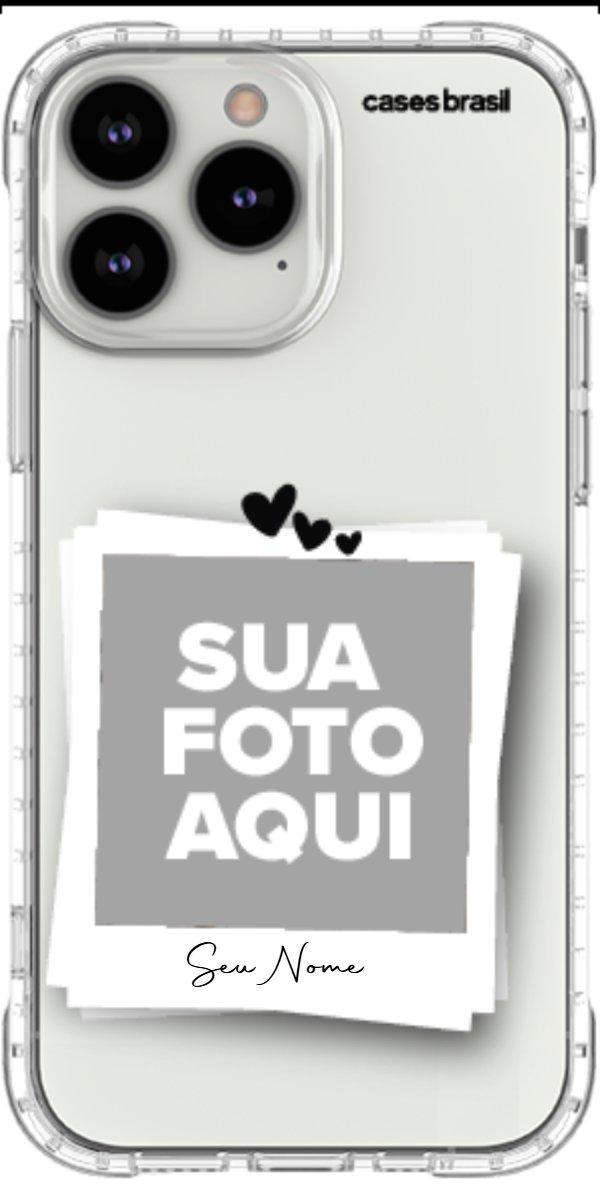 Capinha para Celular Polaroid Corações