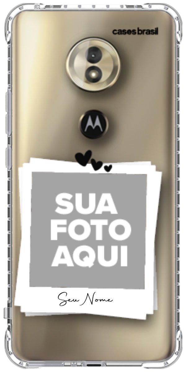 Capinha para Celular Polaroid Corações
