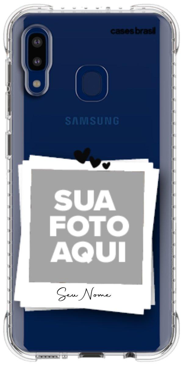 Capinha para Celular Polaroid Corações