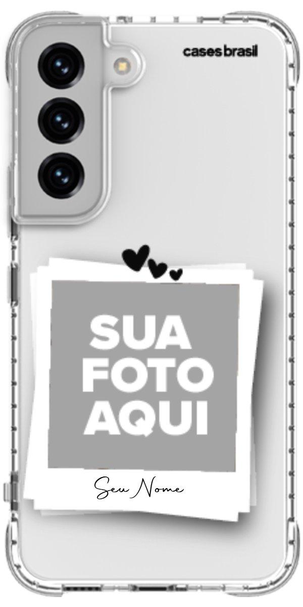Capinha para Celular Polaroid Corações
