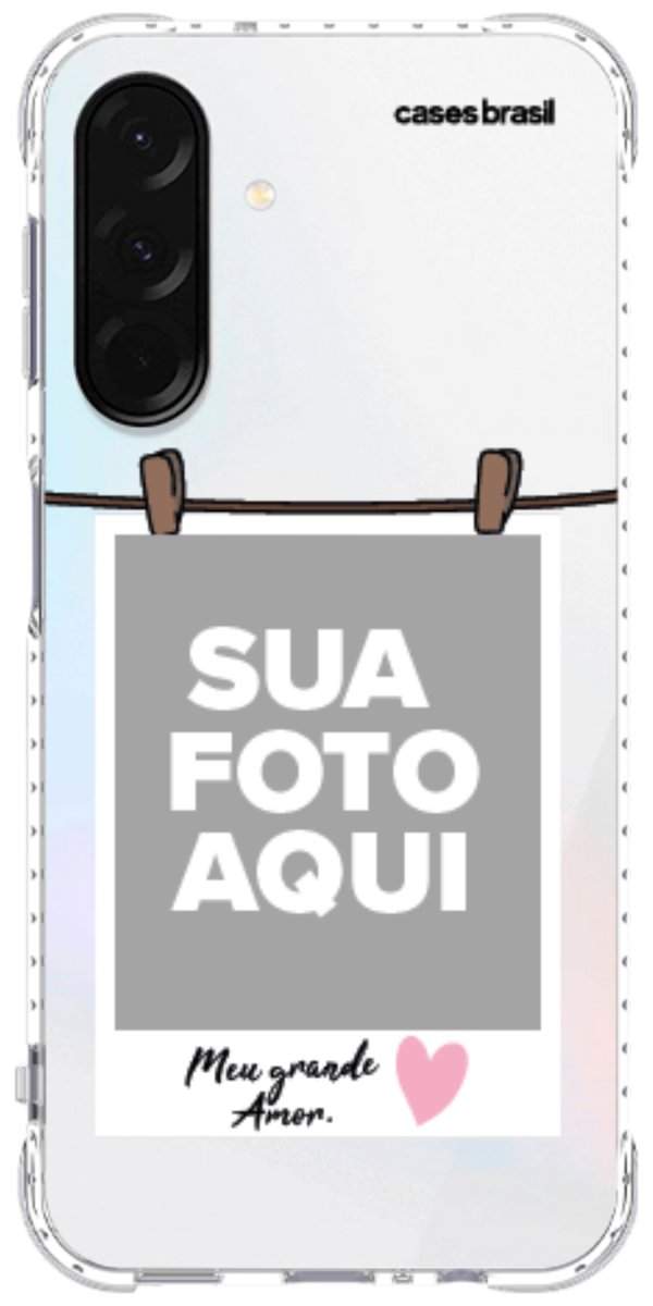 Capinha para Celular Polaroid Meu Grande Amor