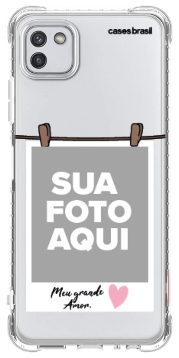 Capinha para Celular Polaroid Meu Grande Amor