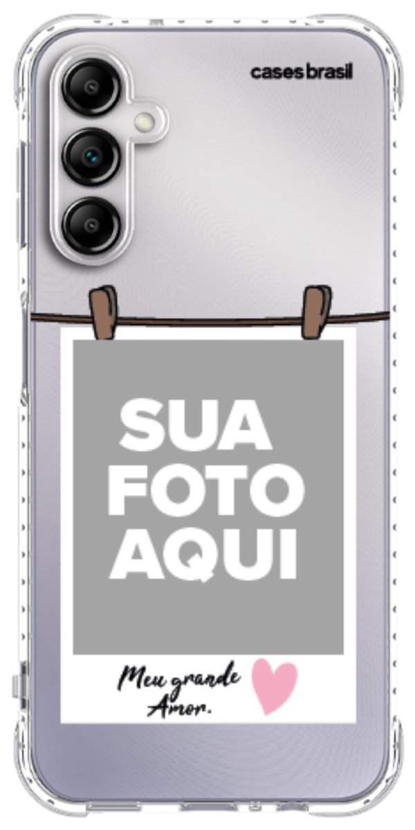Capinha para Celular Polaroid Meu Grande Amor