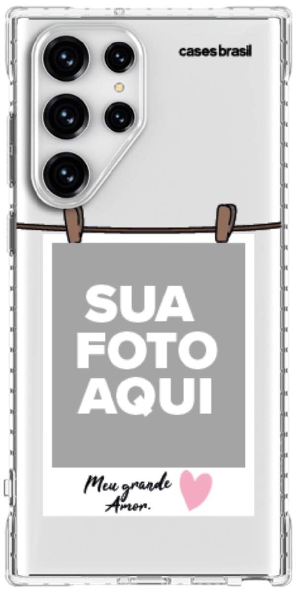 Capinha para Celular Polaroid Meu Grande Amor