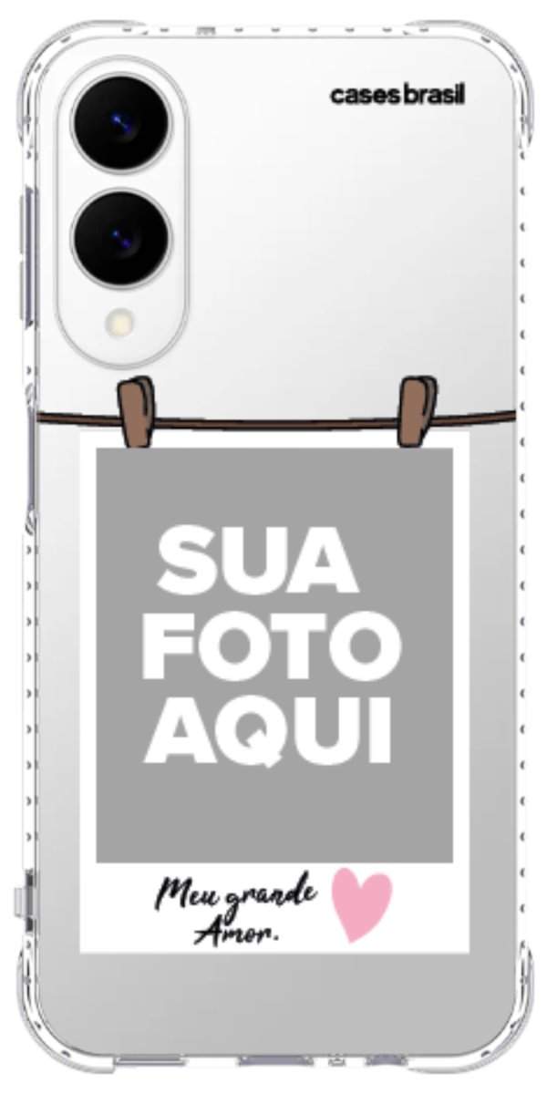 Capinha para Celular Polaroid Meu Grande Amor