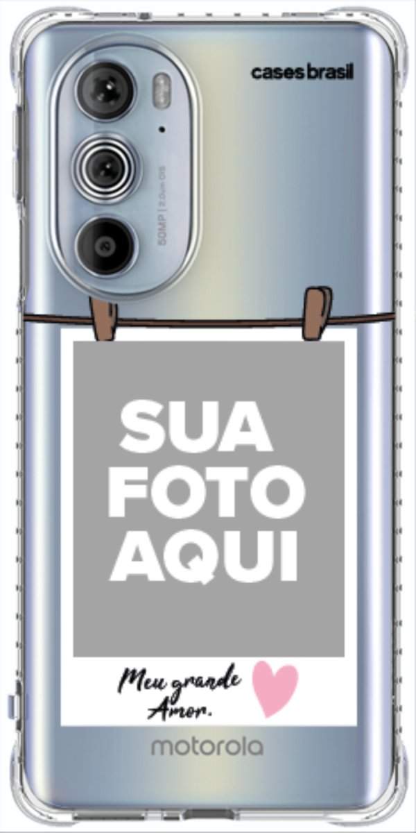 Capinha para Celular Polaroid Meu Grande Amor