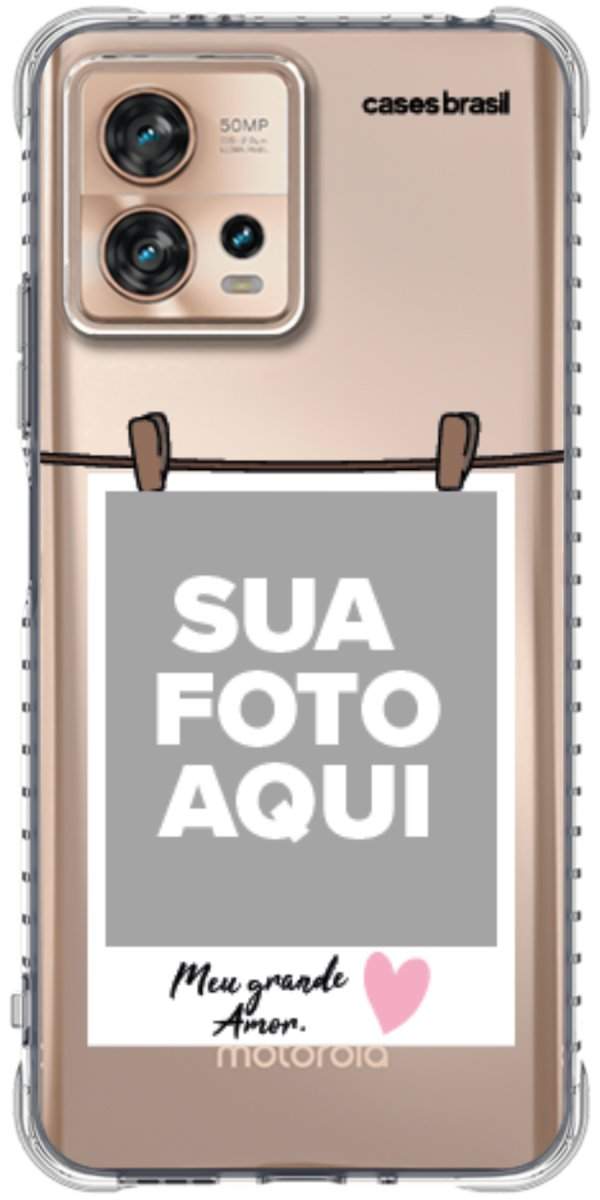 Capinha para Celular Polaroid Meu Grande Amor