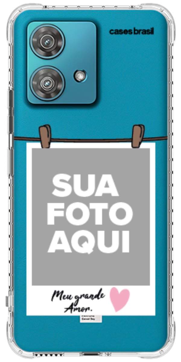 Capinha para Celular Polaroid Meu Grande Amor