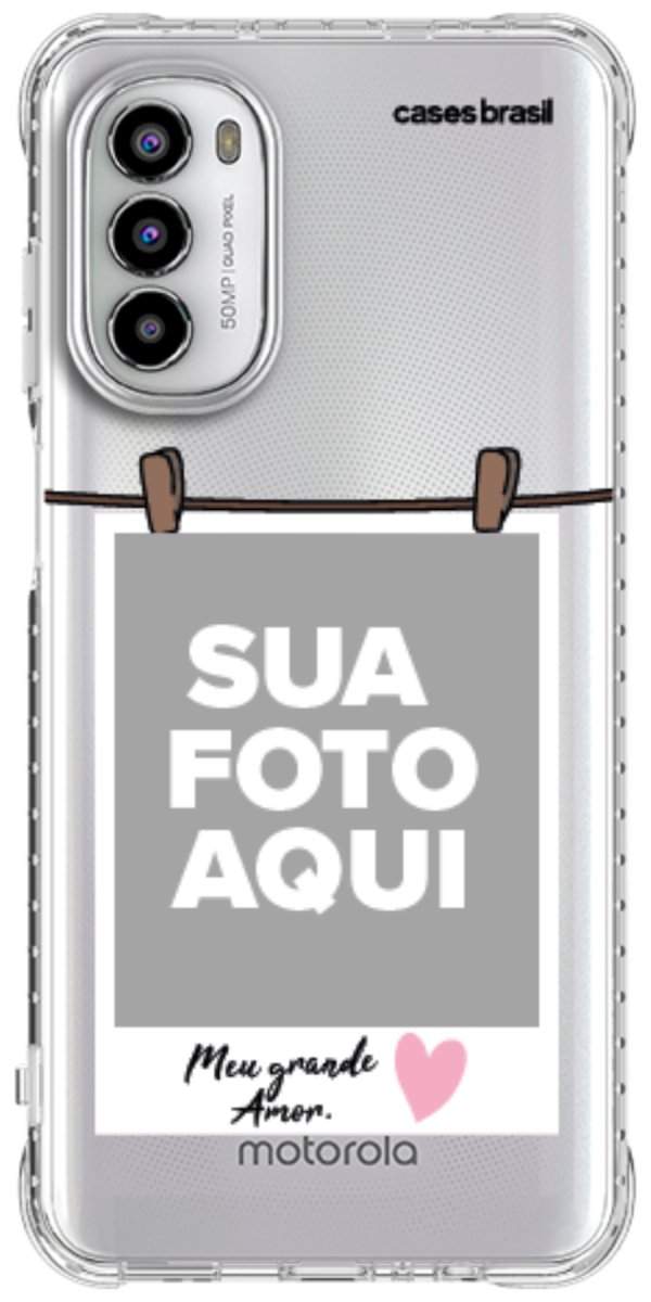 Capinha para Celular Polaroid Meu Grande Amor