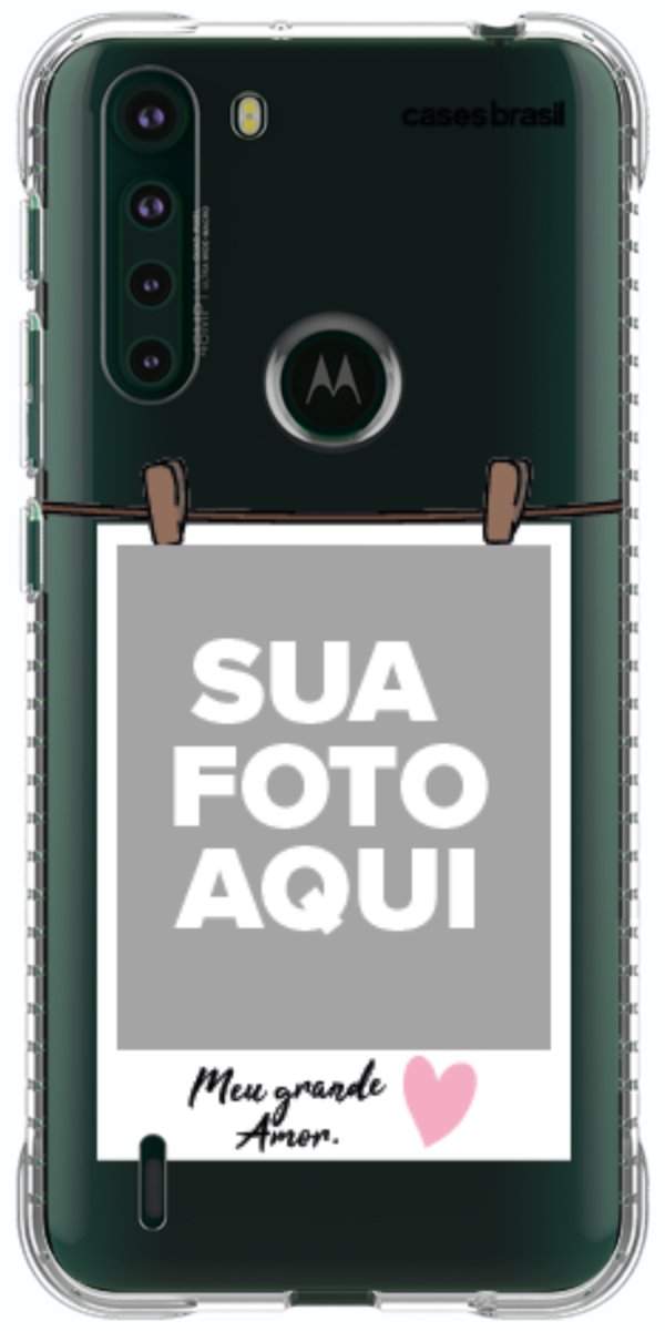 Capinha para Celular Polaroid Meu Grande Amor