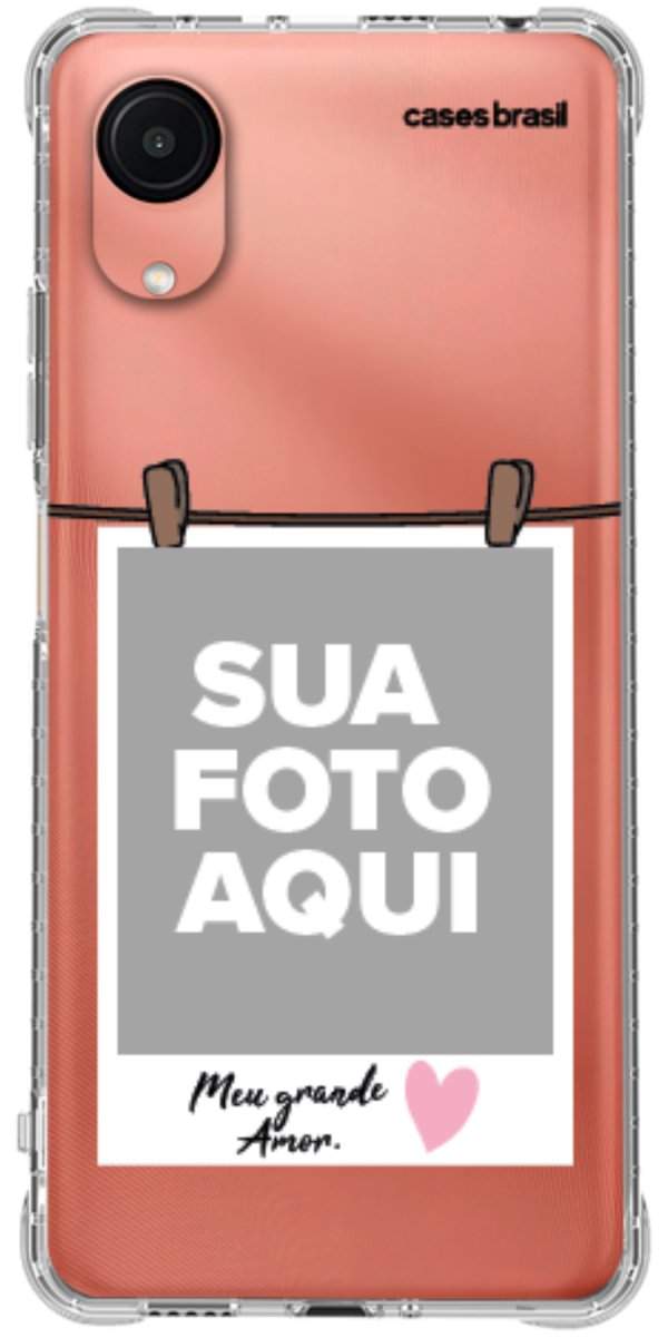 Capinha para Celular Polaroid Meu Grande Amor