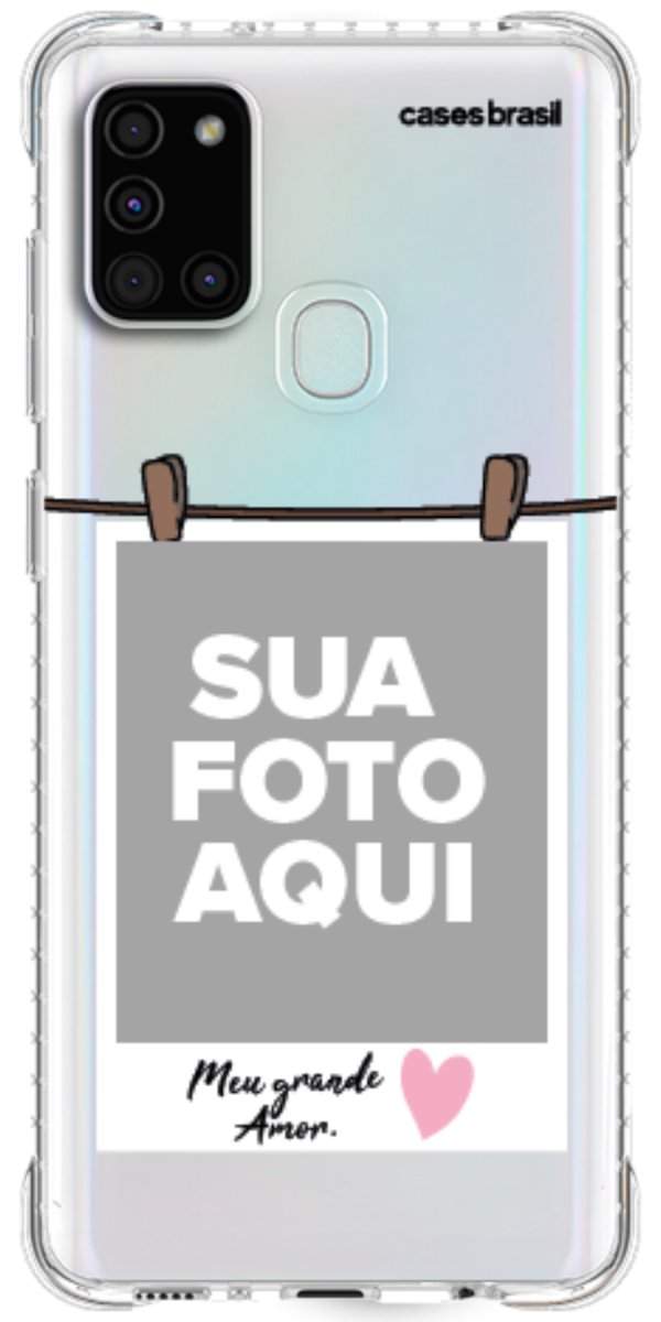 Capinha para Celular Polaroid Meu Grande Amor