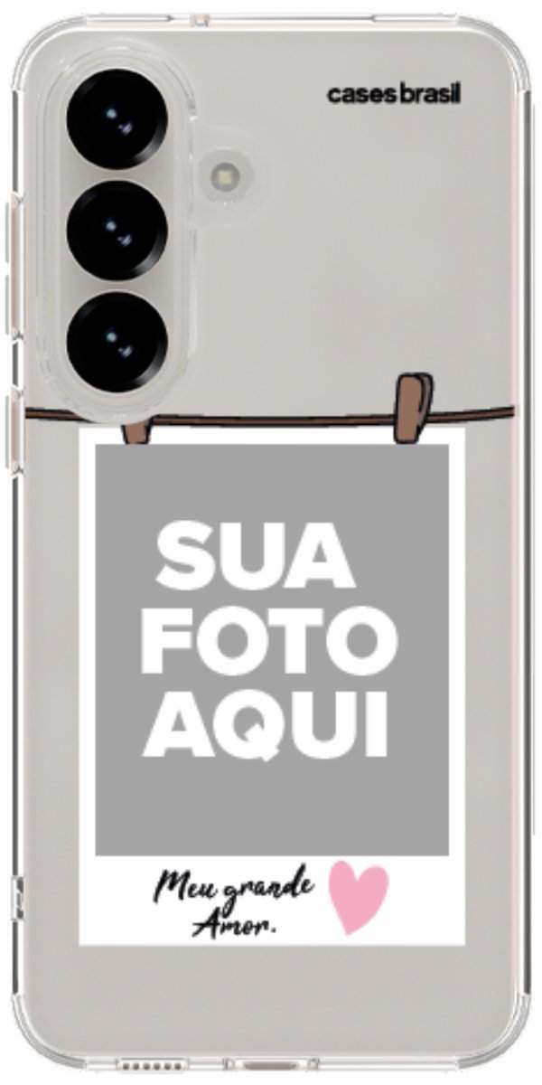 Capinha para Celular Polaroid Meu Grande Amor