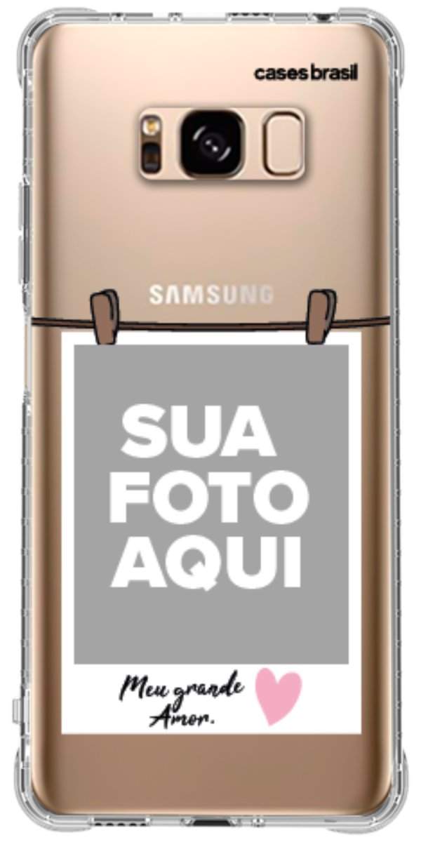 Capinha para Celular Polaroid Meu Grande Amor