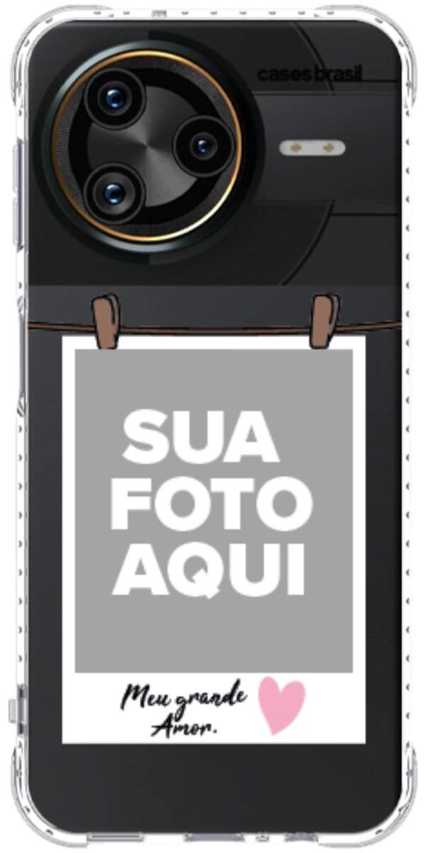 Capinha para Celular Polaroid Meu Grande Amor