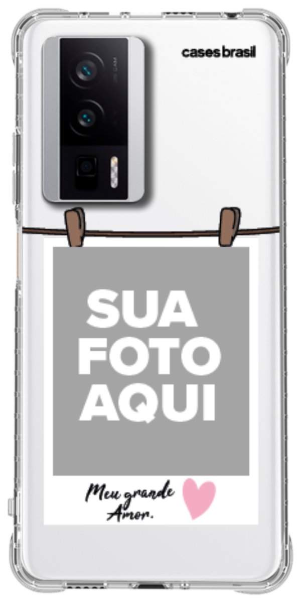 Capinha para Celular Polaroid Meu Grande Amor