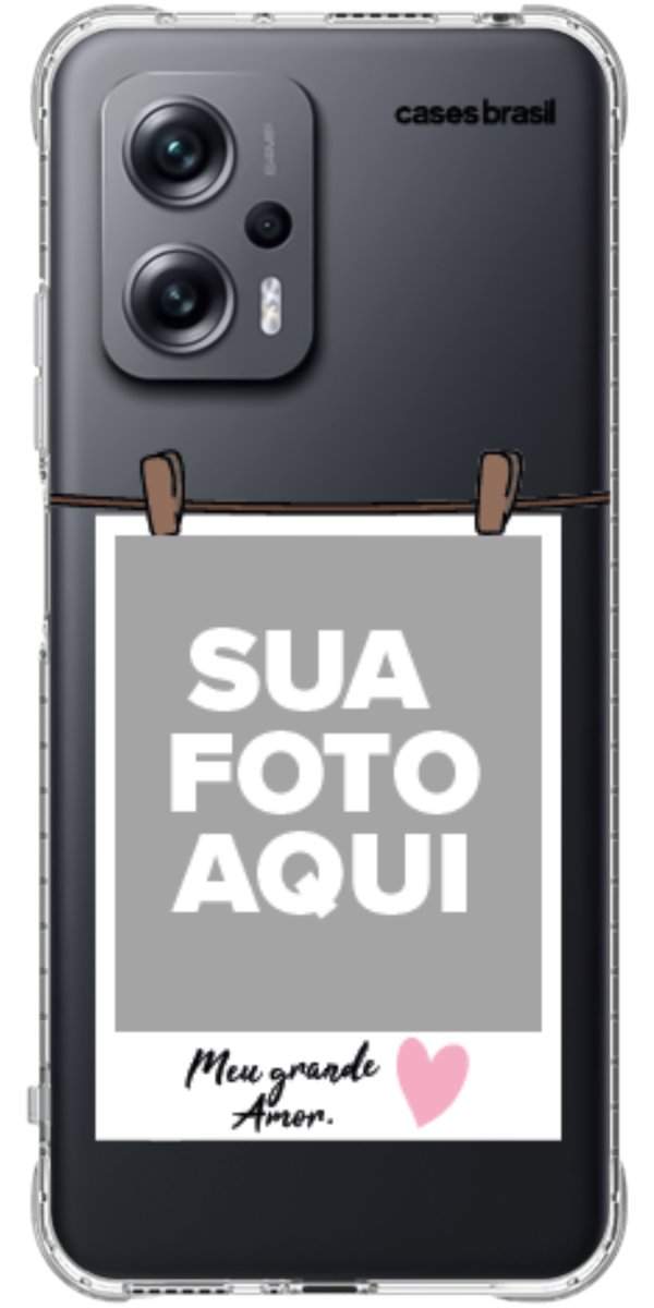 Capinha para Celular Polaroid Meu Grande Amor