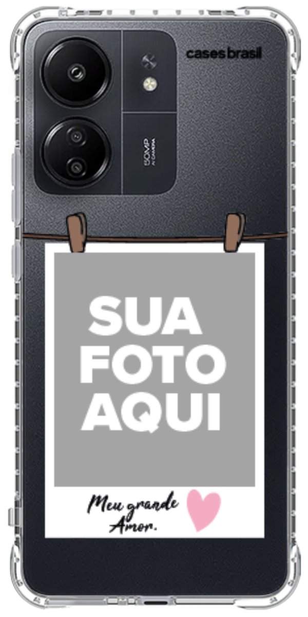 Capinha para Celular Polaroid Meu Grande Amor