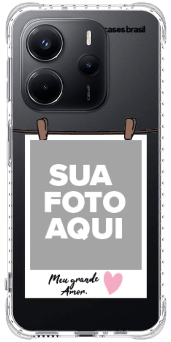 Capinha para Celular Polaroid Meu Grande Amor