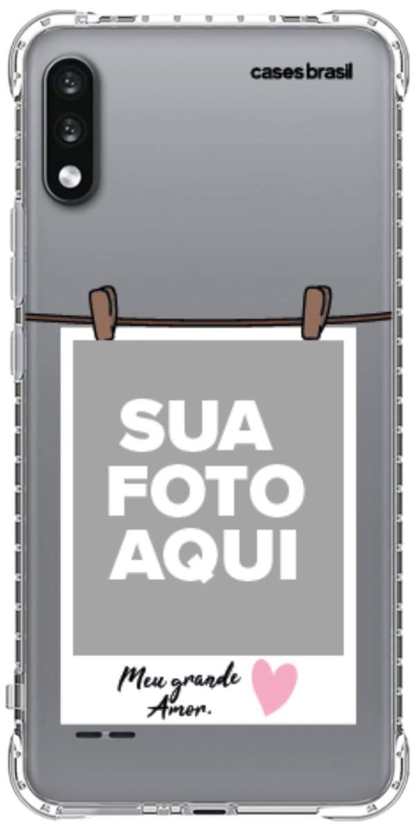 Capinha para Celular Polaroid Meu Grande Amor
