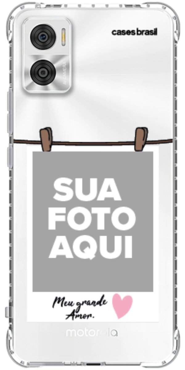 Capinha para Celular Polaroid Meu Grande Amor