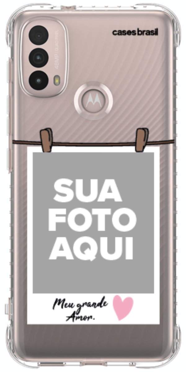 Capinha para Celular Polaroid Meu Grande Amor