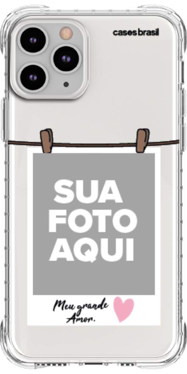 Capinha para Celular Polaroid Meu Grande Amor