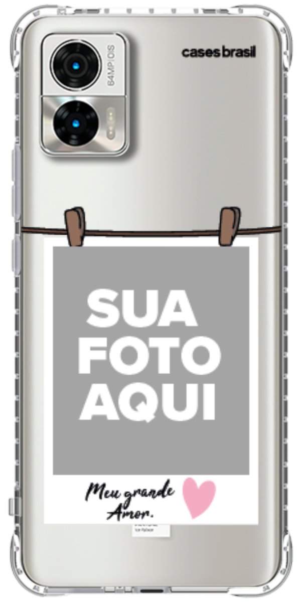 Capinha para Celular Polaroid Meu Grande Amor