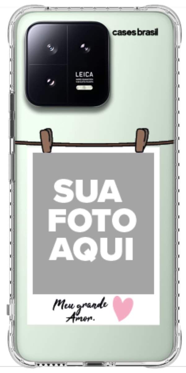 Capinha para Celular Polaroid Meu Grande Amor