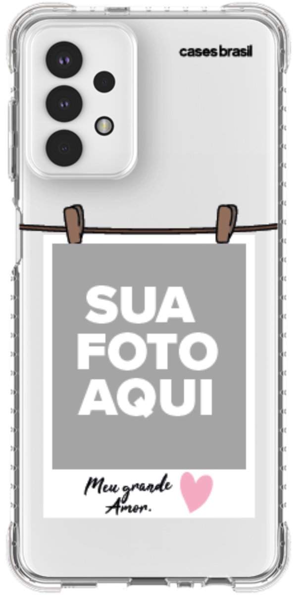 Capinha para Celular Polaroid Meu Grande Amor
