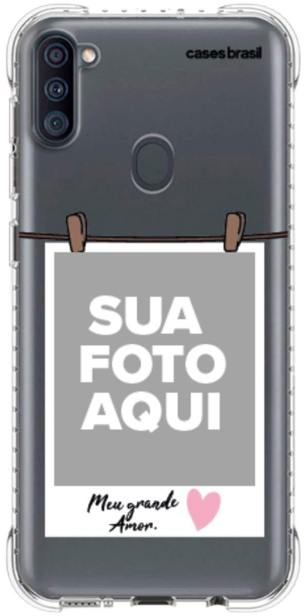 Capinha para Celular Polaroid Meu Grande Amor