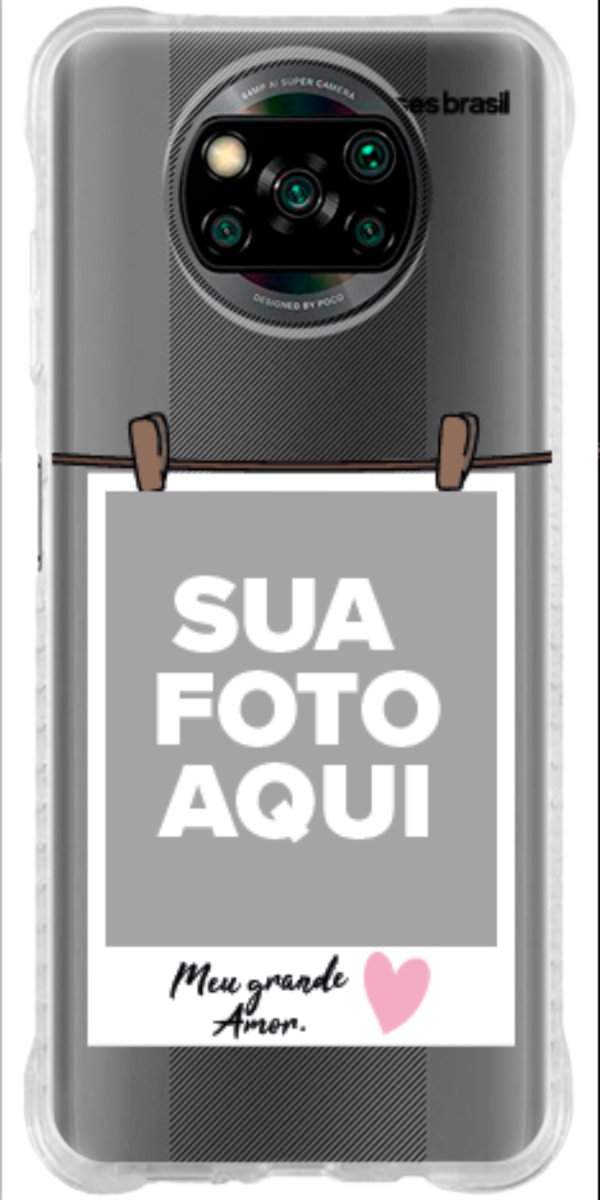 Capinha para Celular Polaroid Meu Grande Amor