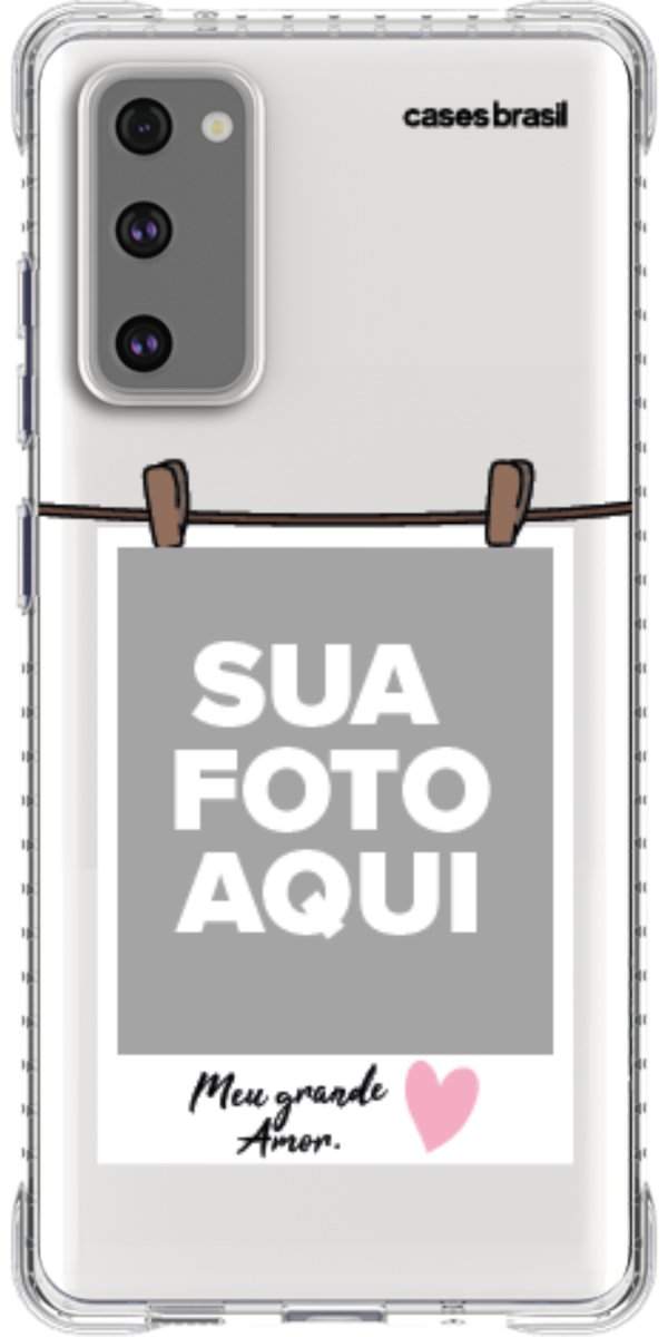 Capinha para Celular Polaroid Meu Grande Amor