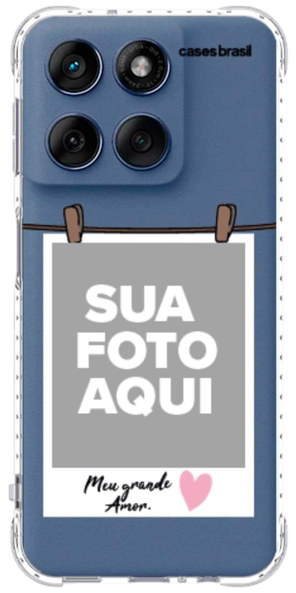 Capinha para Celular Polaroid Meu Grande Amor