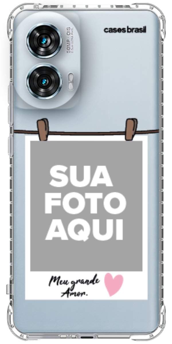 Capinha para Celular Polaroid Meu Grande Amor