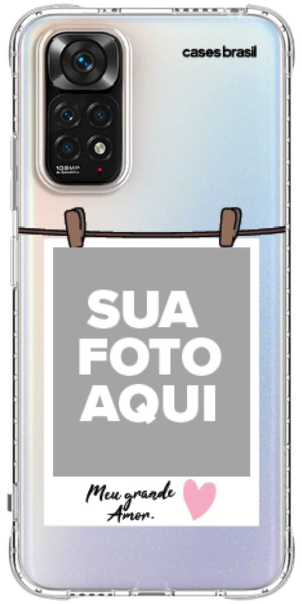 Capinha para Celular Polaroid Meu Grande Amor