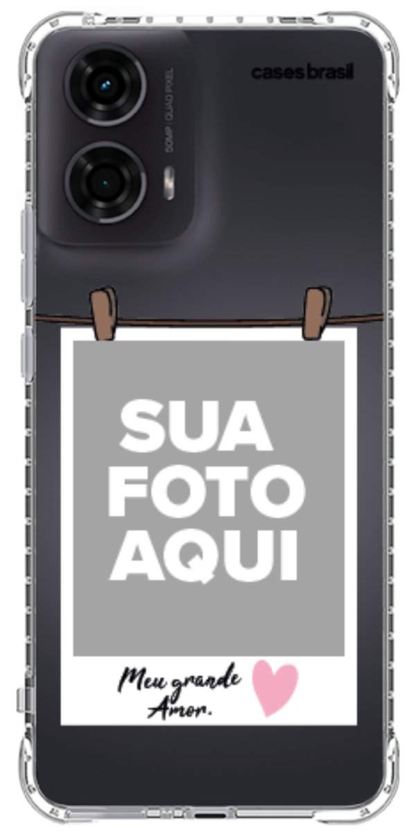 Capinha para Celular Polaroid Meu Grande Amor