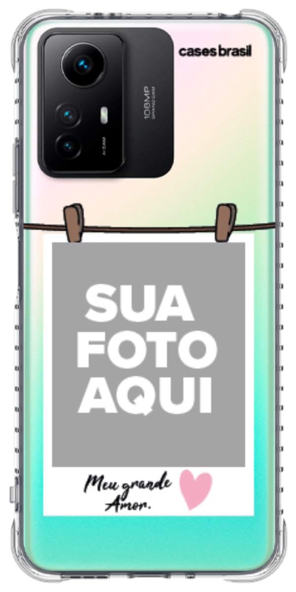 Capinha para Celular Polaroid Meu Grande Amor