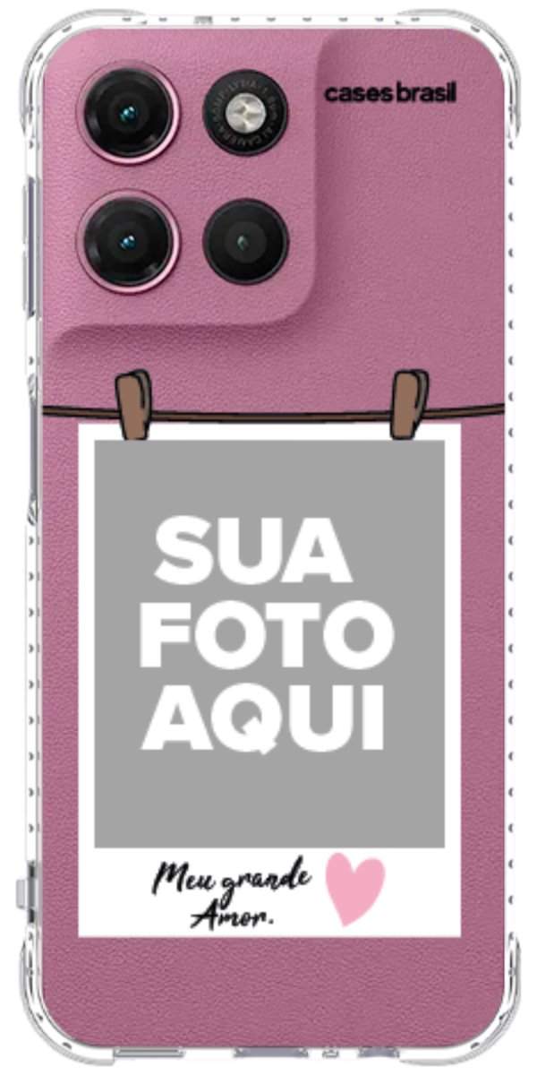 Capinha para Celular Polaroid Meu Grande Amor