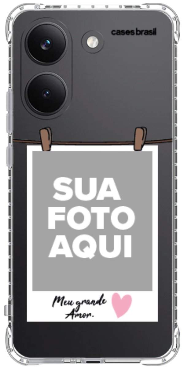 Capinha para Celular Polaroid Meu Grande Amor