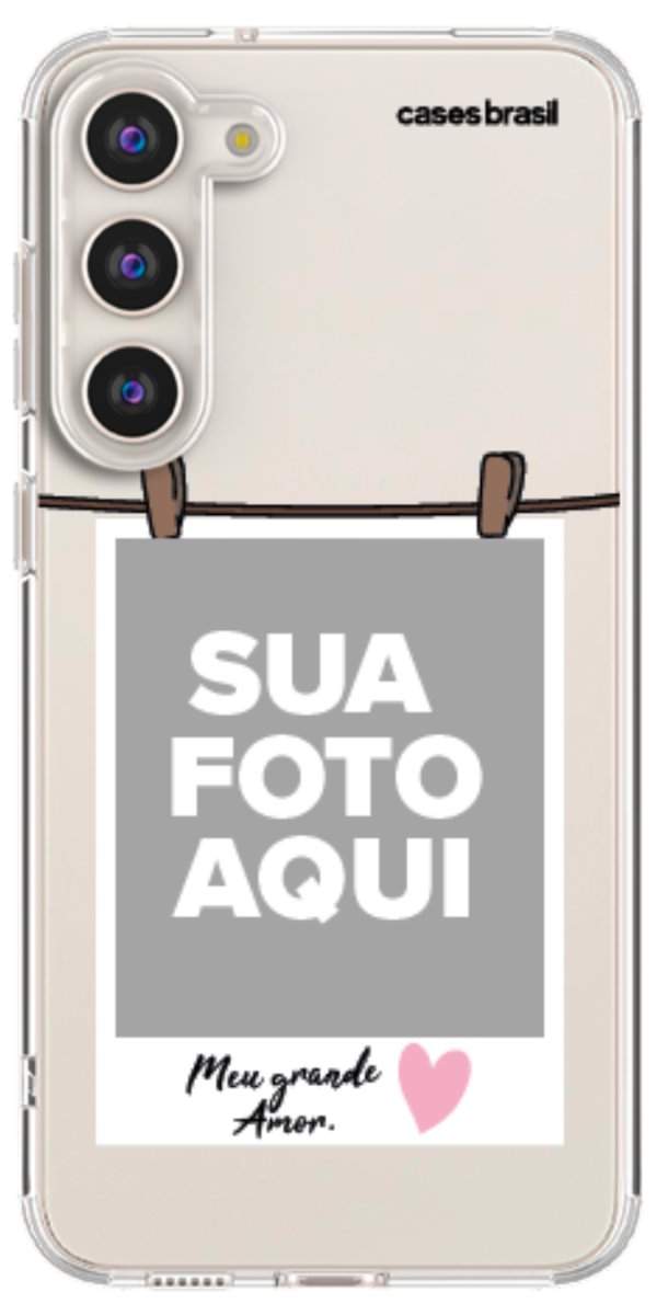 Capinha para Celular Polaroid Meu Grande Amor