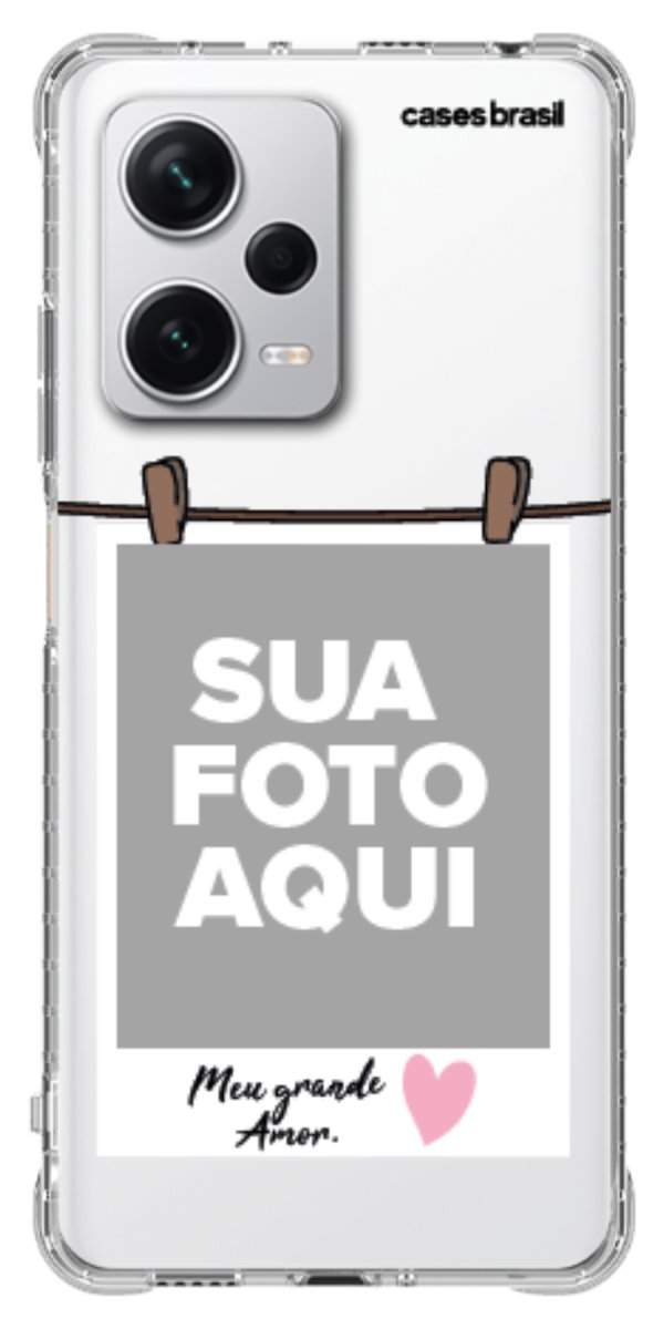 Capinha para Celular Polaroid Meu Grande Amor