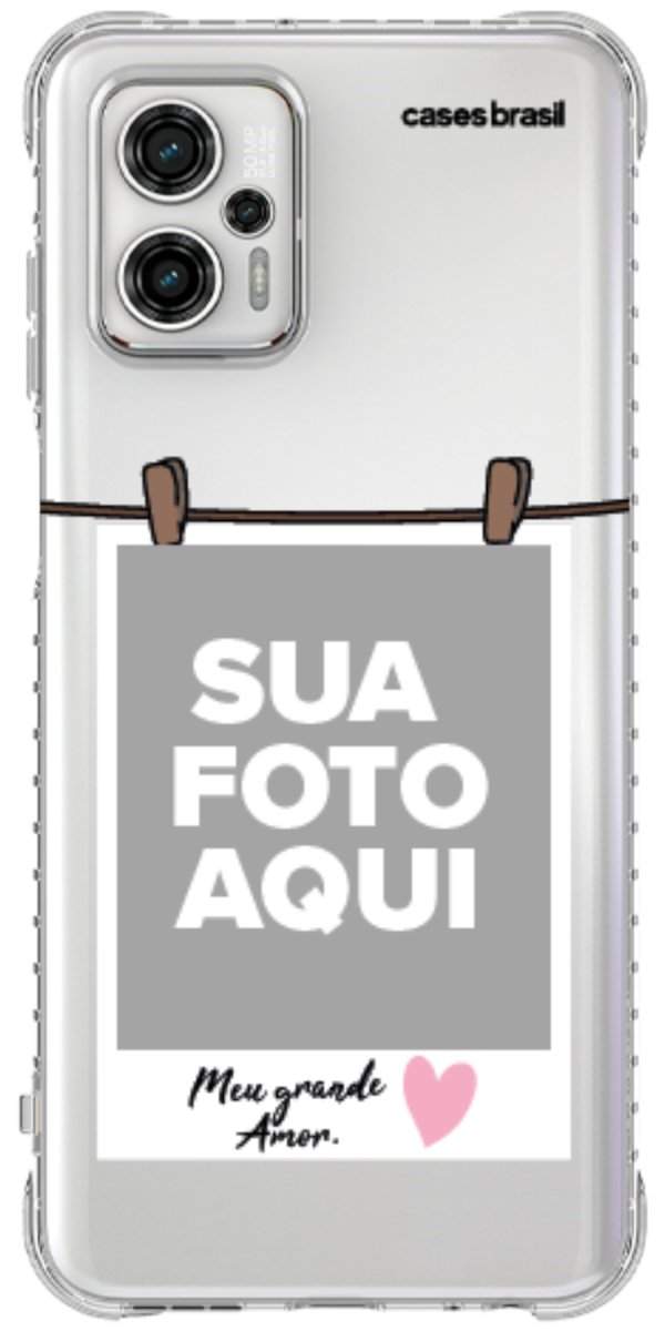 Capinha para Celular Polaroid Meu Grande Amor
