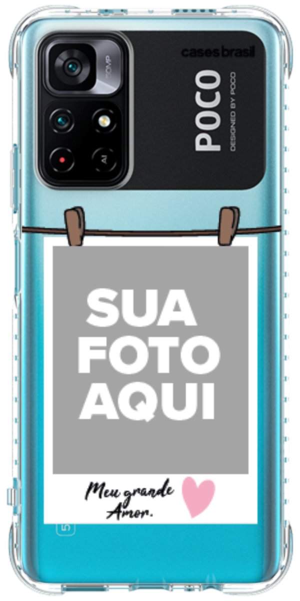 Capinha para Celular Polaroid Meu Grande Amor