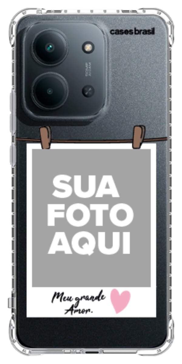 Capinha para Celular Polaroid Meu Grande Amor
