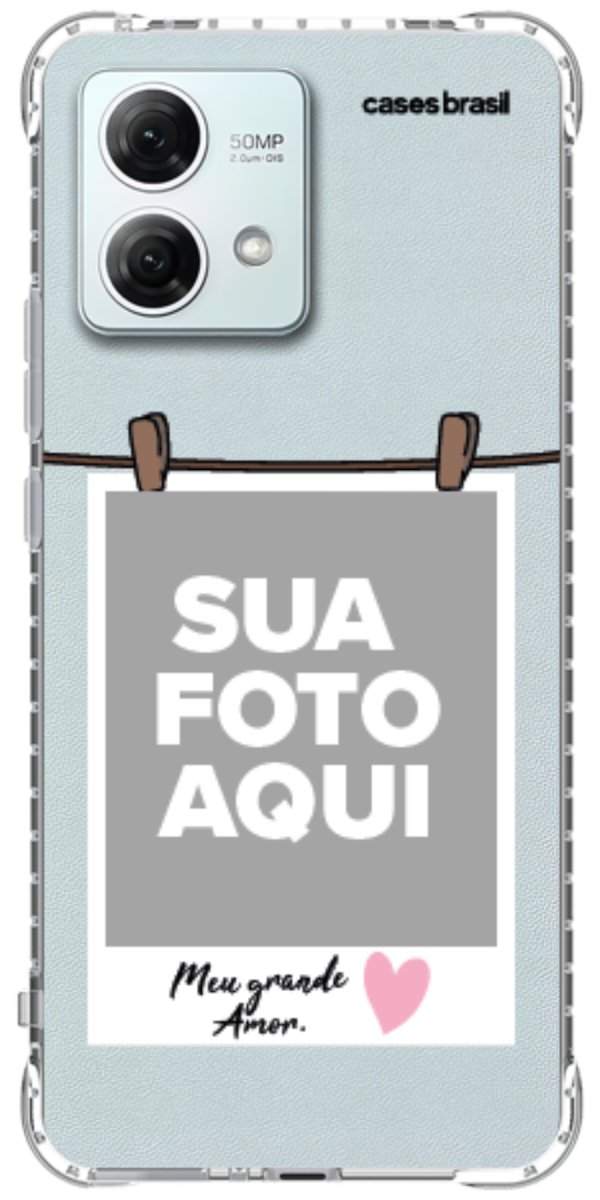 Capinha para Celular Polaroid Meu Grande Amor