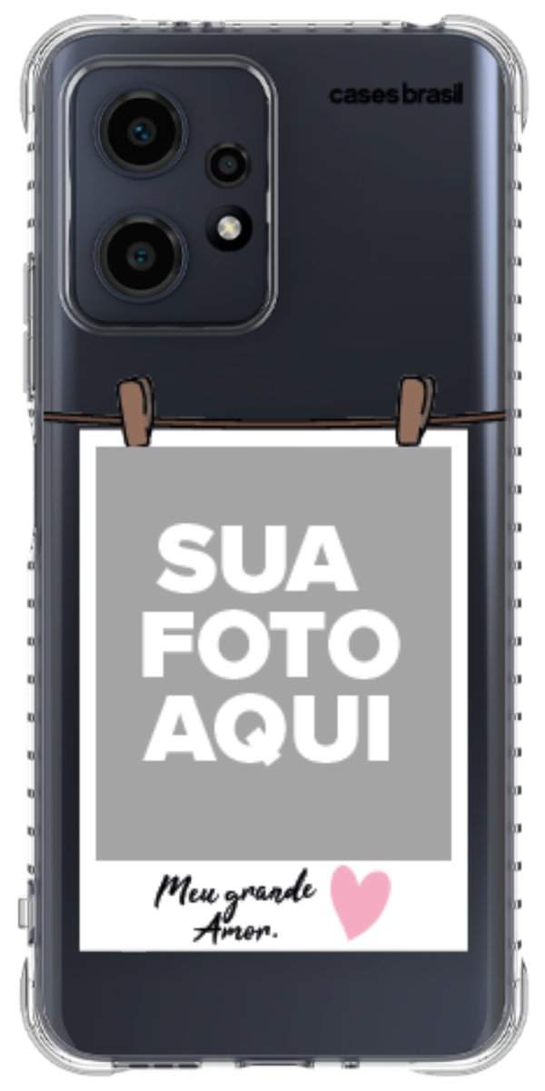 Capinha para Celular Polaroid Meu Grande Amor