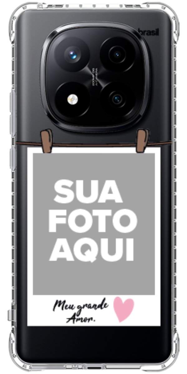 Capinha para Celular Polaroid Meu Grande Amor