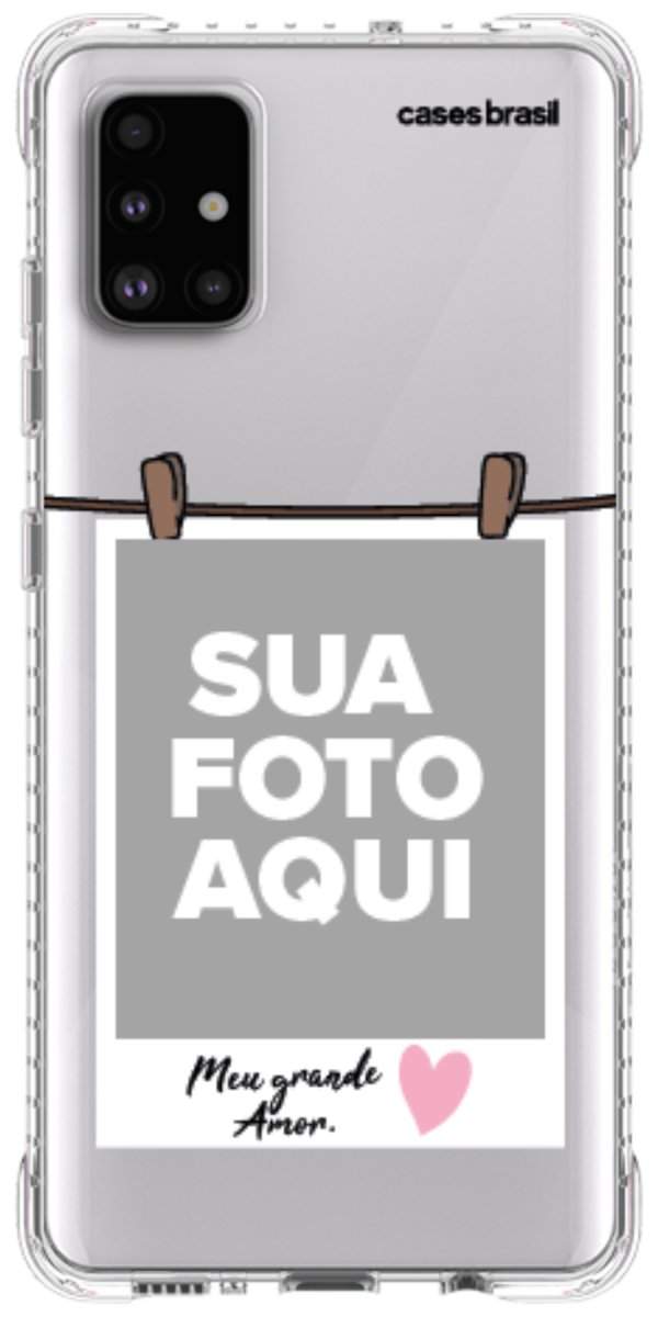 Capinha para Celular Polaroid Meu Grande Amor