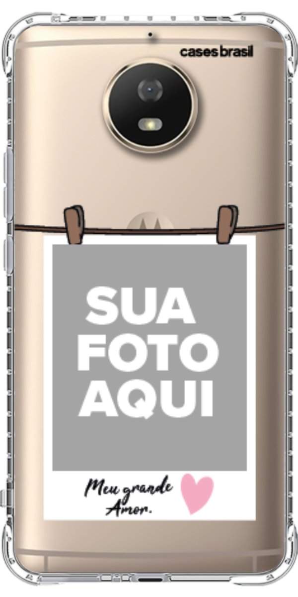 Capinha para Celular Polaroid Meu Grande Amor